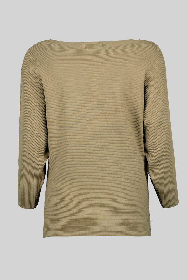 Blusa canale manga 3/4  kimono Verde