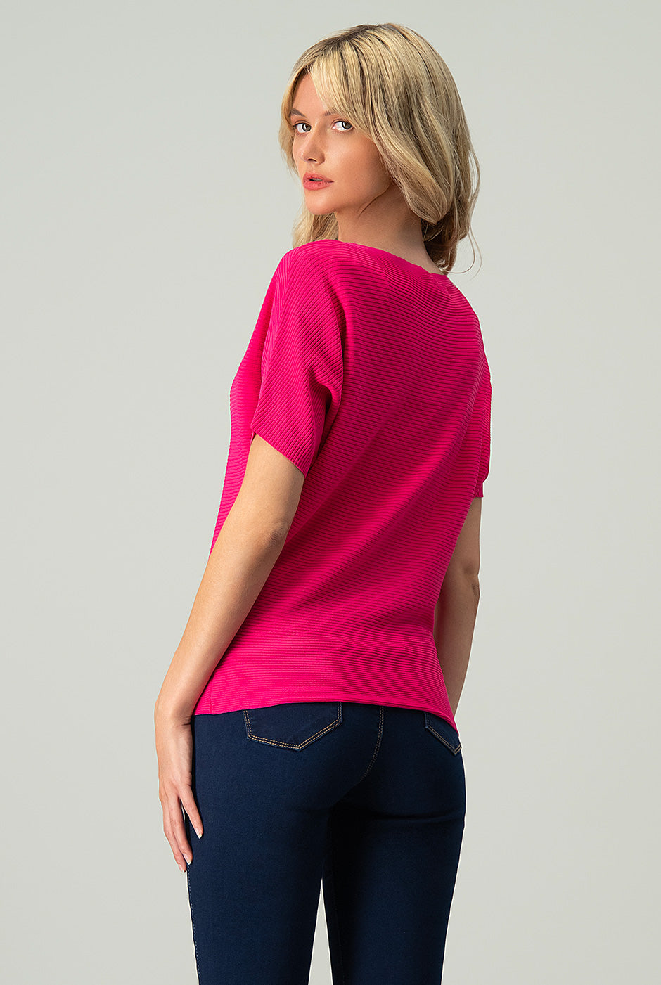 Blusa básica manga corta