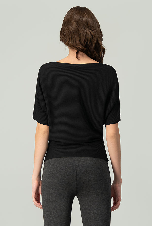 Blusa básica manga corta