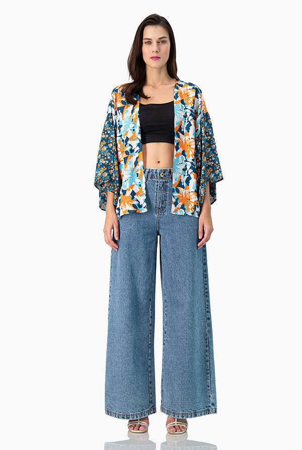 Kimono Corto Floral