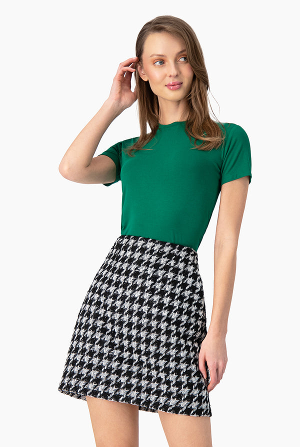 Playera basica de manga corta verde