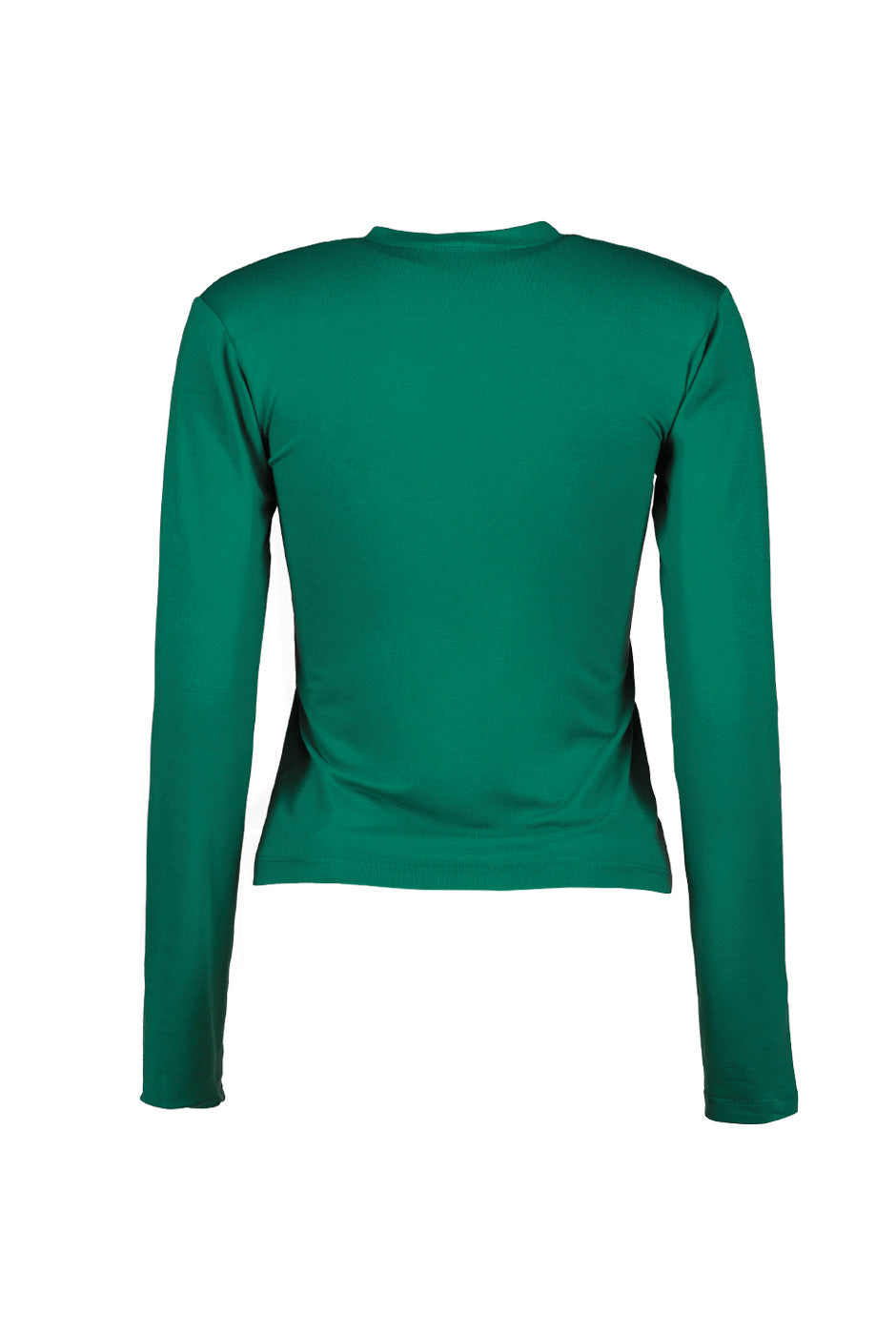 Playera basica de manga larga verde