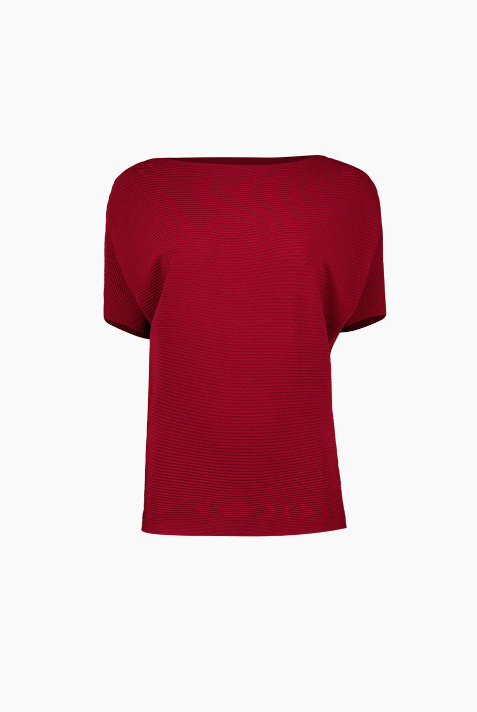 Blusa manga corta color vino