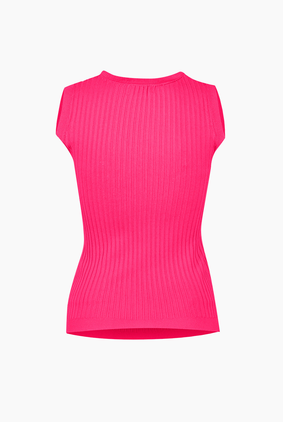 Blusa sin mangas color fucsia
