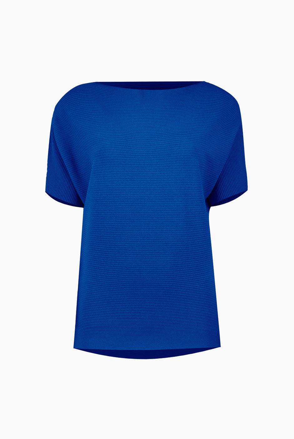 Blusa manga corta color azul rey