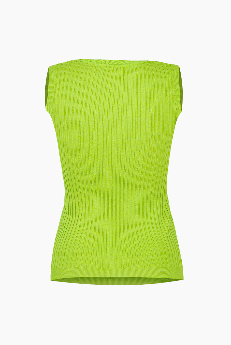 Blusa sin mangas color verde claro