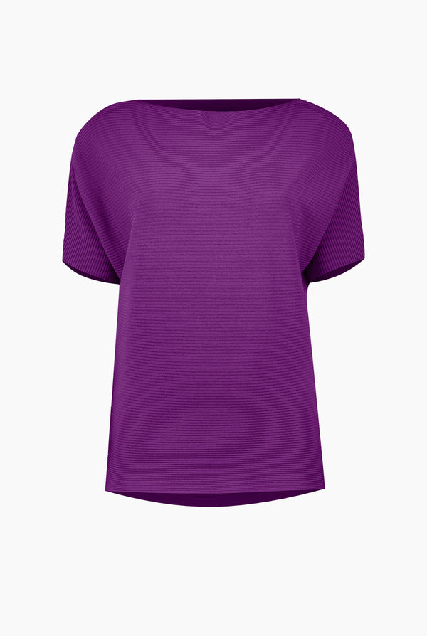 Blusa manga corta color morado