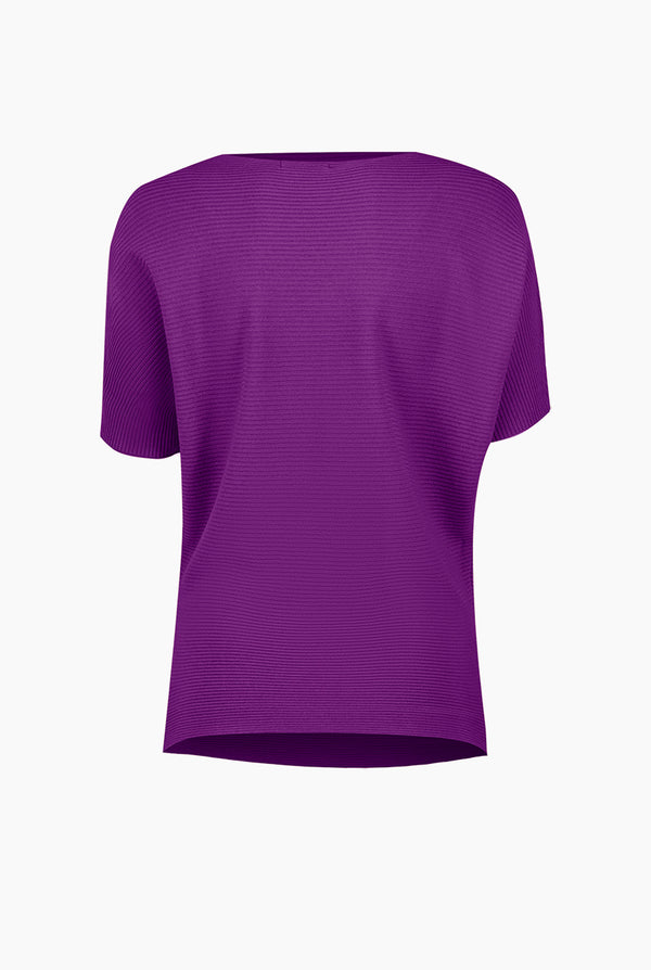 Blusa manga corta color morado