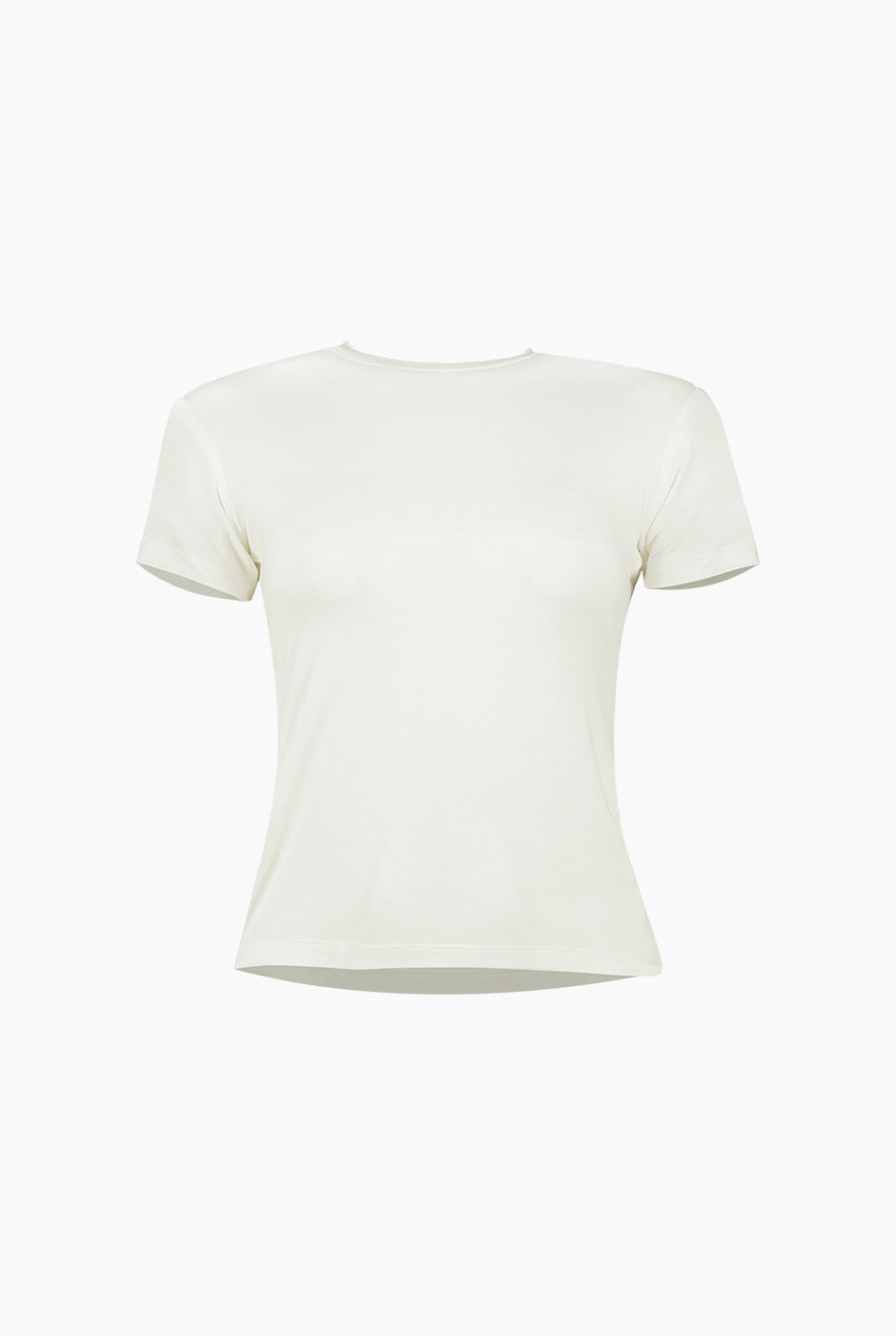 Playera basica de manga corta beige