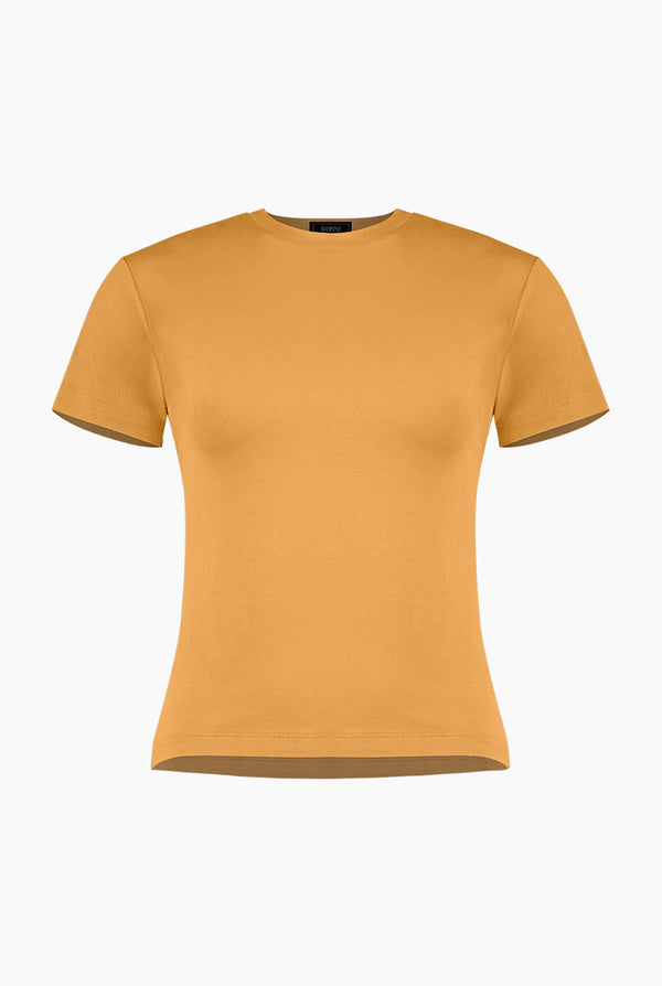 Playera basica recta manga corta