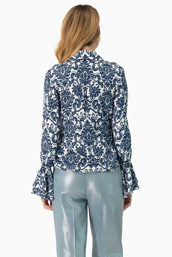 Blusa manga larga camisera