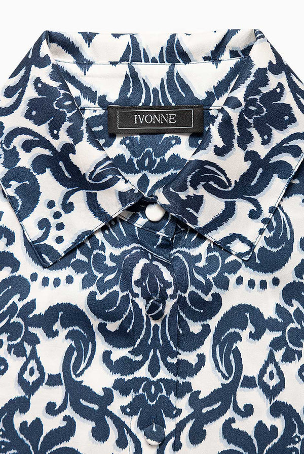 Blusa manga larga camisera