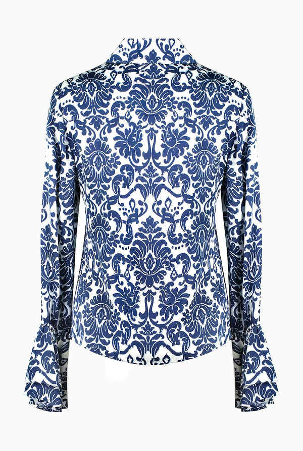 Blusa manga larga camisera