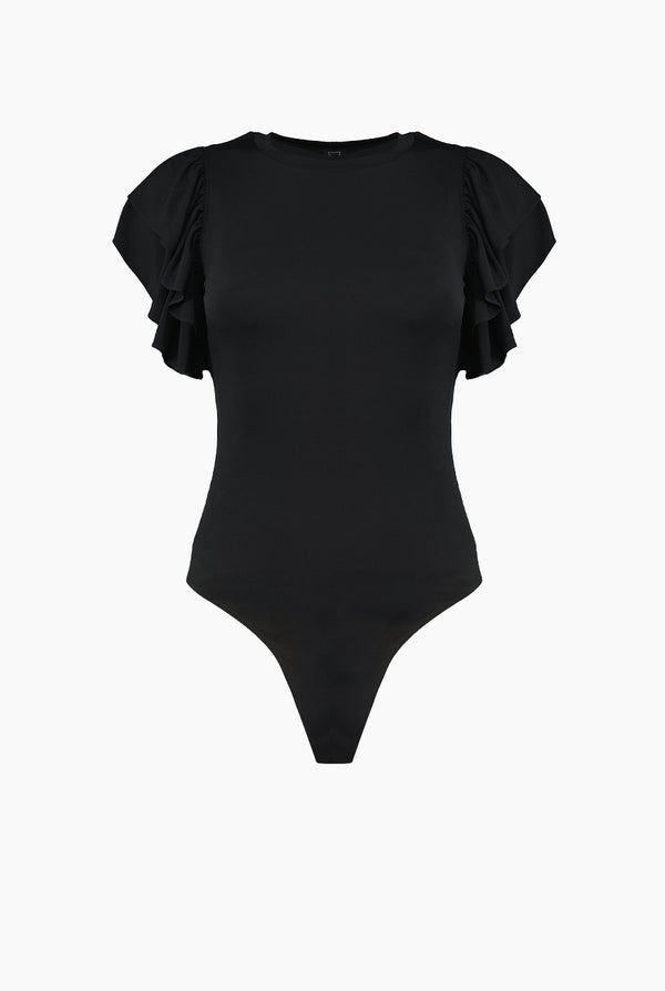 Body de manga con olanes