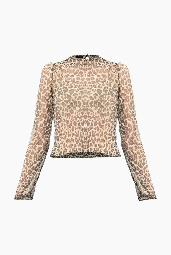 Blusa Recta Animal Print