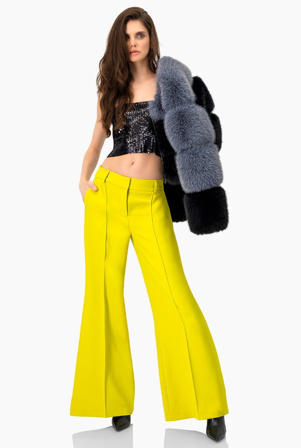 Top Tubo Negro Lentejuelas