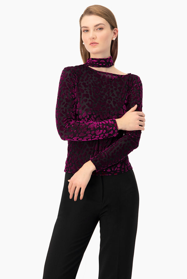 Blusa recta cut out