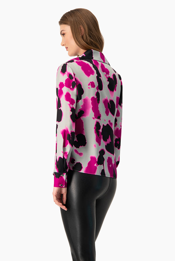 Blusa estampado de escote en V