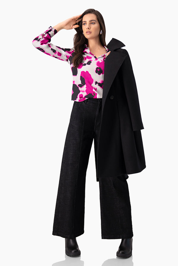 Blusa Multicolor Escote en V