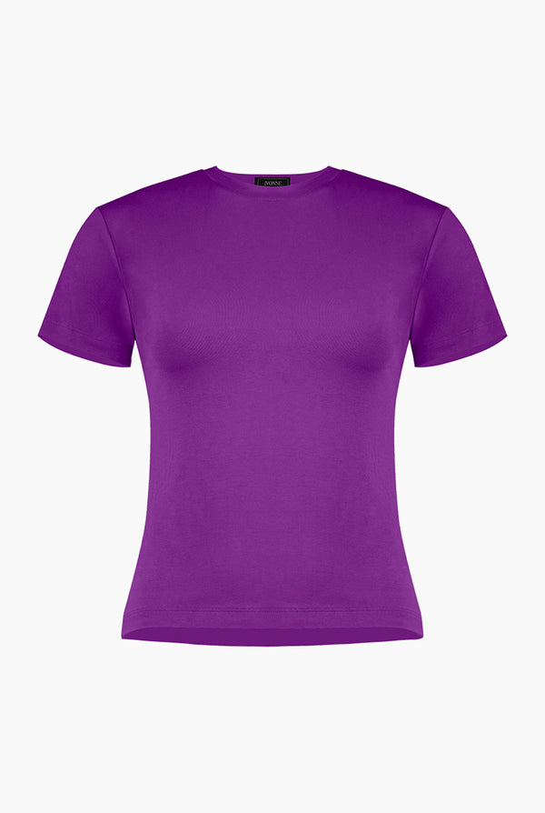 Playera basica lisa manga corta