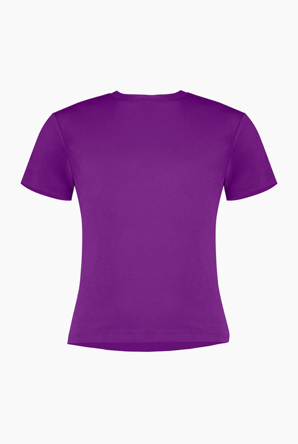 Playera basica lisa manga corta