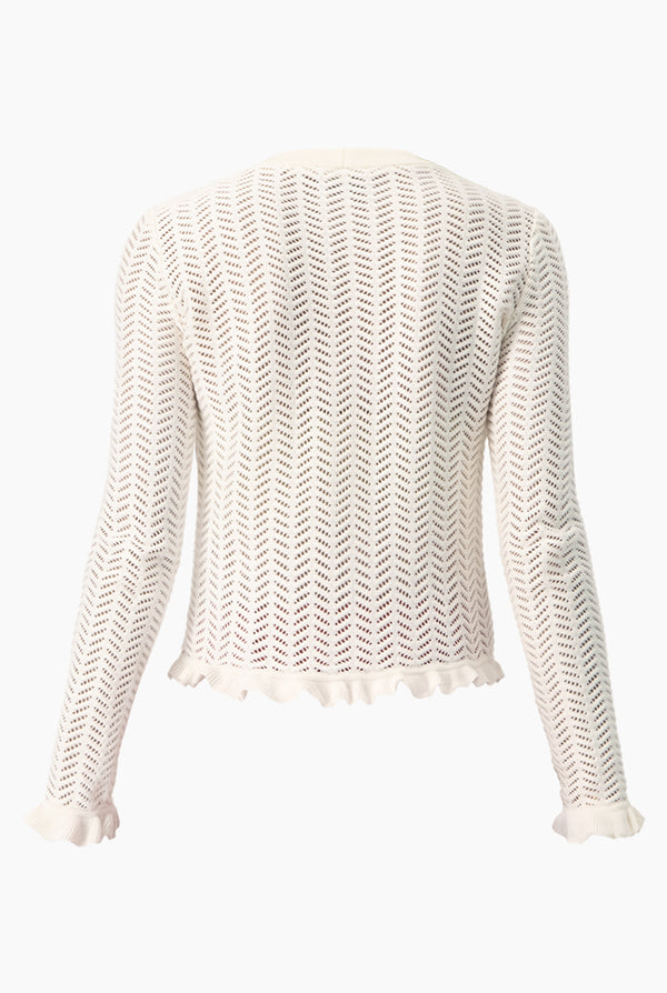 Blusa tejida manga larga