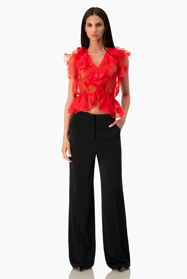 Blusa Ivonne de volanes