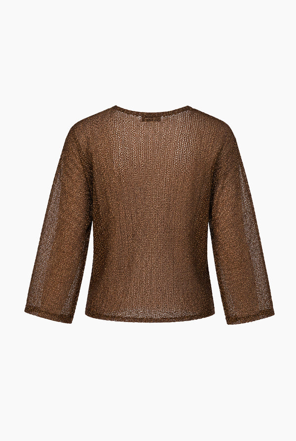 Blusa tejida Ivonne con escote V