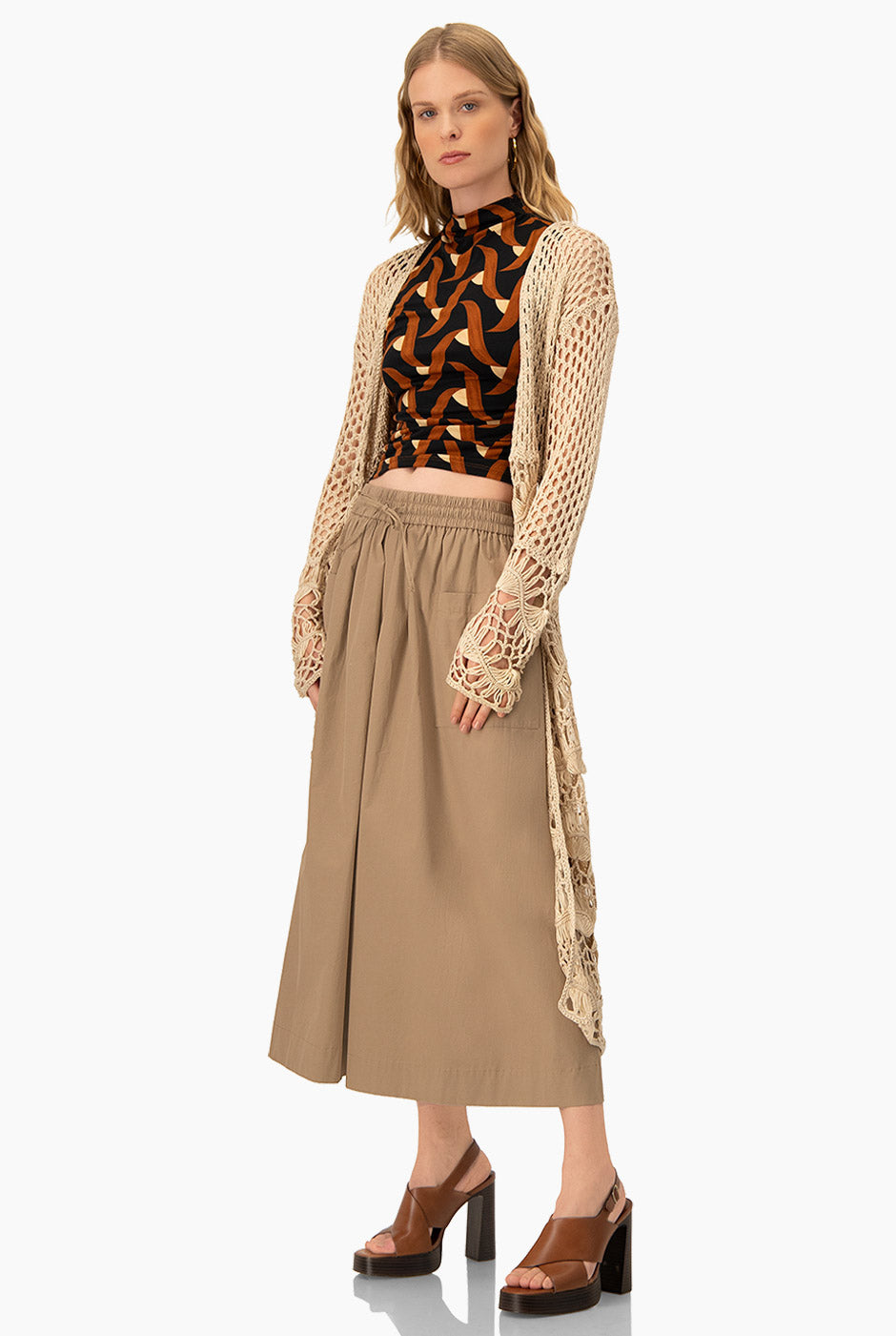 Falda Semi-Circular