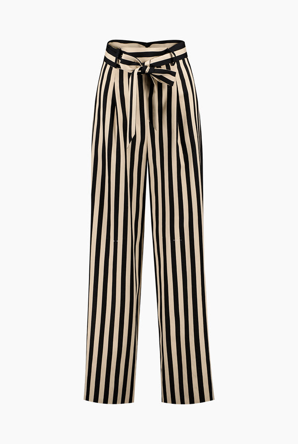 Pantalon estampado de pierna amplia