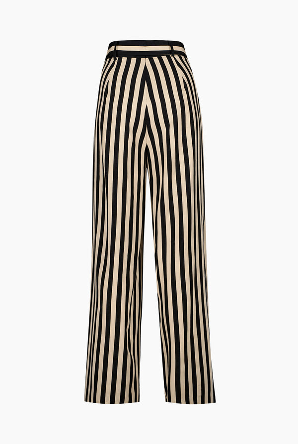 Pantalon estampado de pierna amplia