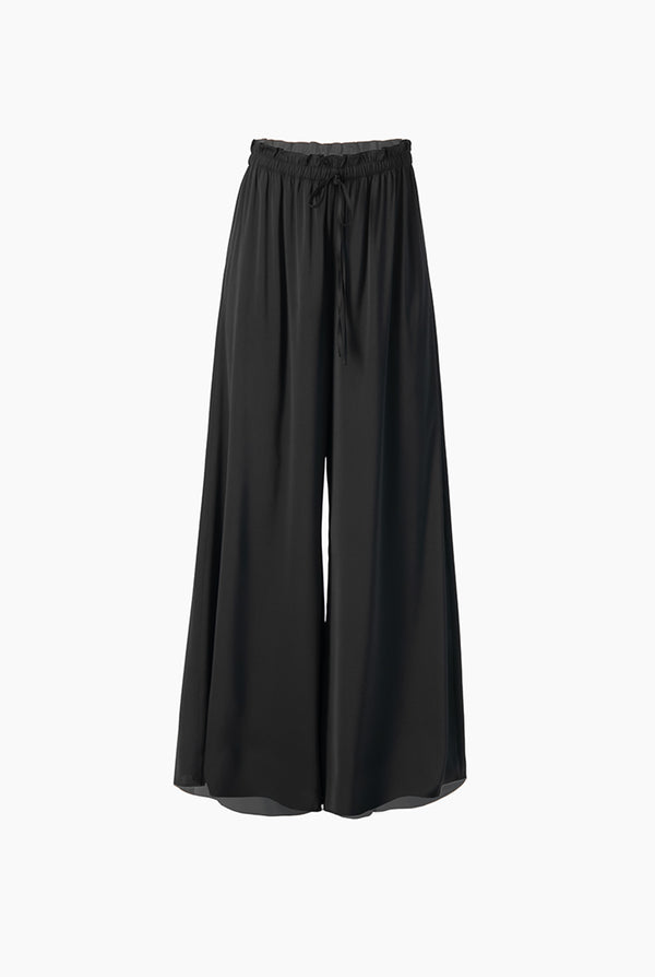 Pantalón Culotte Negro Amplio