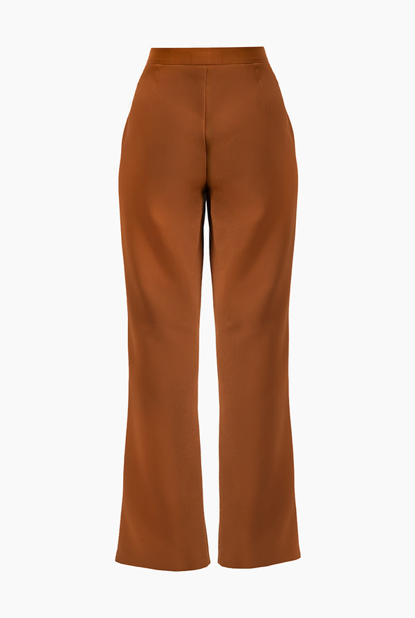 Pantalon liso con aberturas