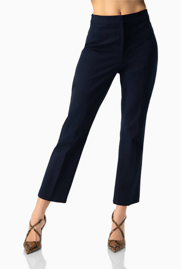 Pantalon liso sastreado marino
