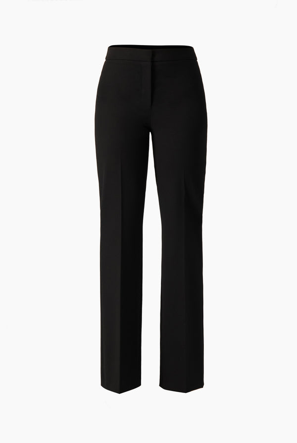 Pantalon negro recto sastreado