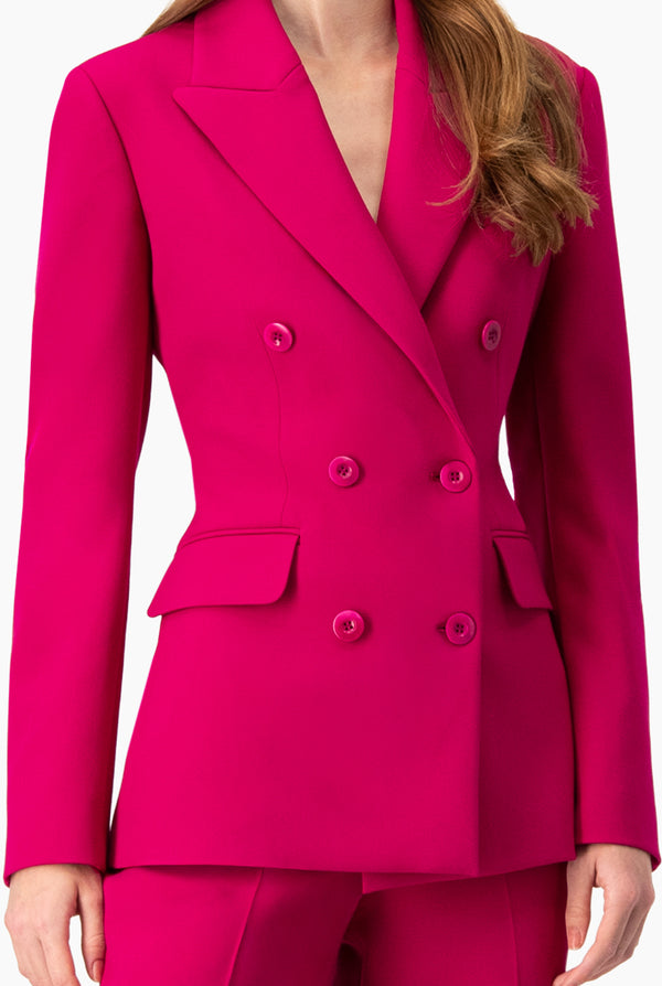 Saco Cruzado Fucsia Ivonne