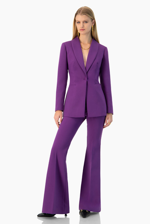 Saco cruzado morado