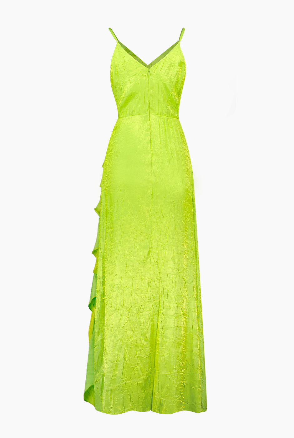 Vestido maxi con abertura y escote en V