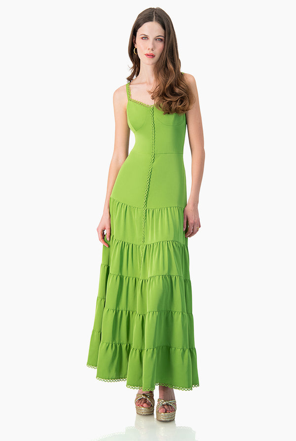 Vestido maxi de tirante delgado