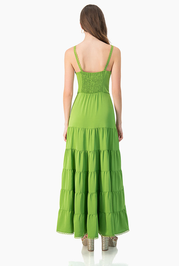 Vestido maxi de tirante delgado