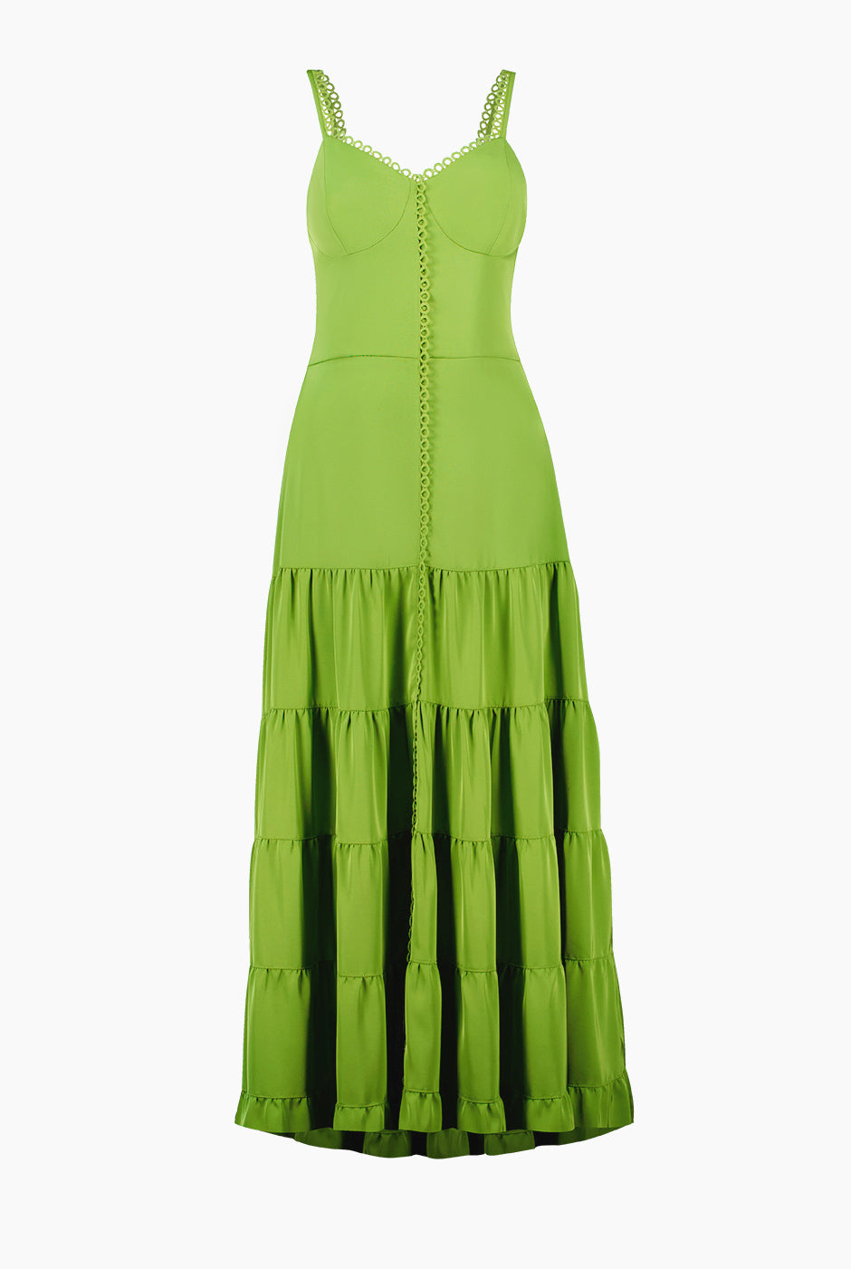 Vestido maxi de tirante delgado