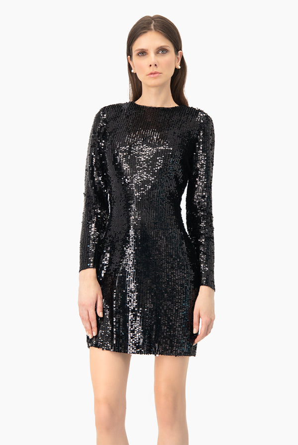 Vestido Lentejuelas Negro