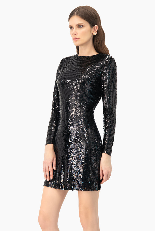 Vestido Lentejuelas Negro