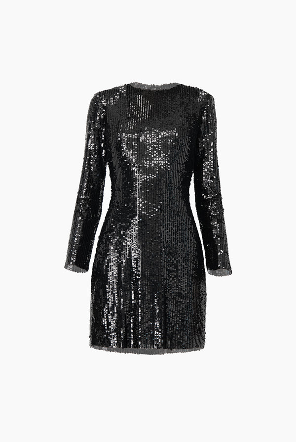 Vestido Lentejuelas Negro