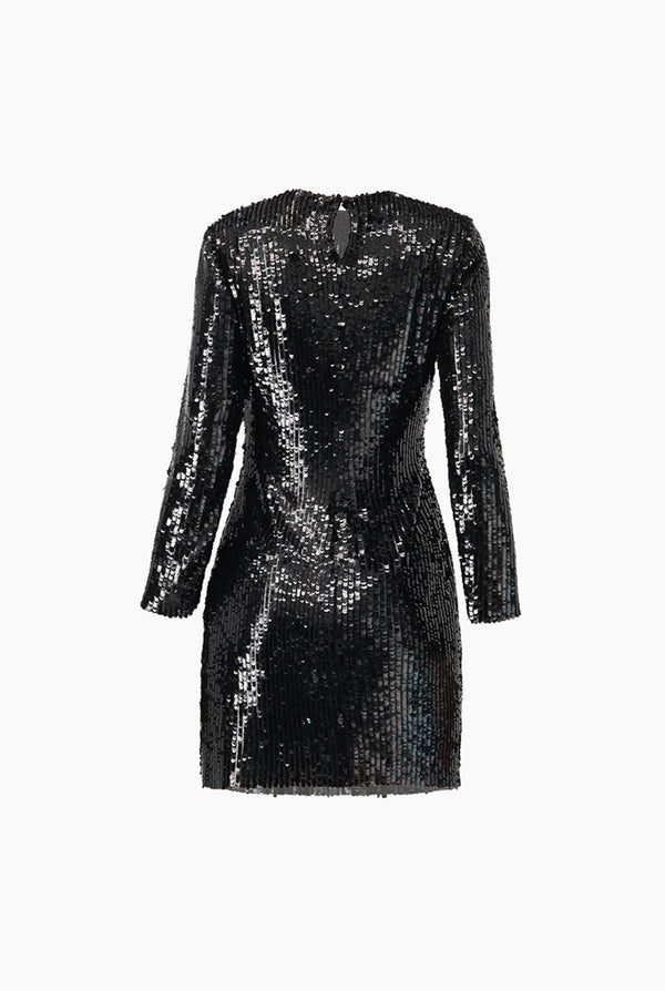 Vestido Lentejuelas Negro