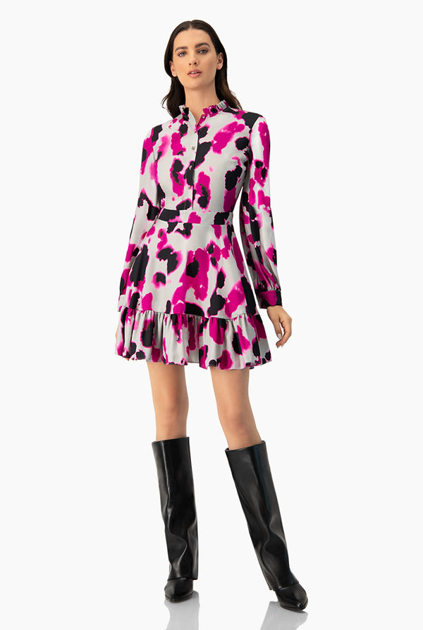 Vestido Corto Multicolor Casual