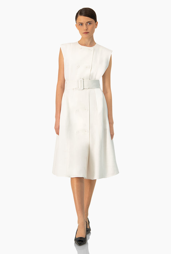 Vestido largo hombro caido
