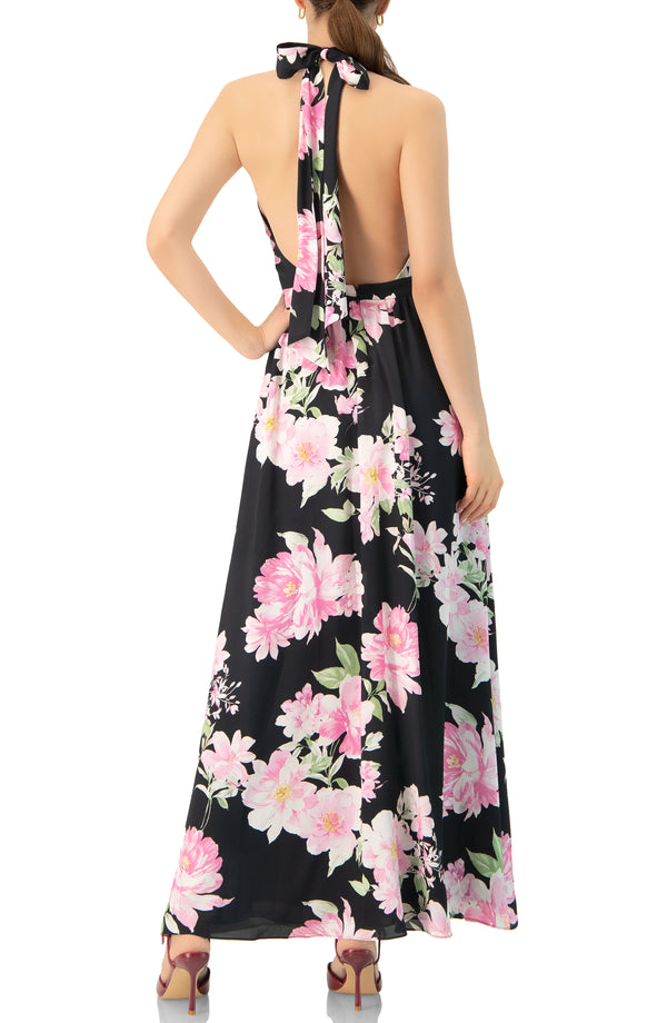 Maxi vestido espalda descubierta
