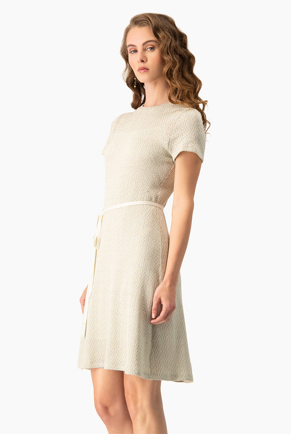 Vestido corto tejido