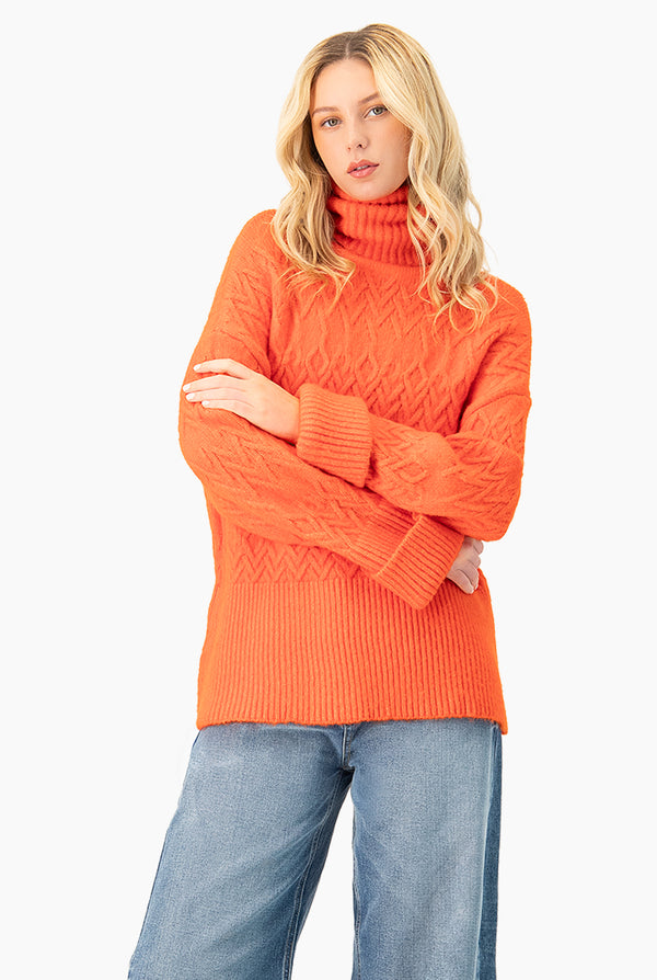 Suéter Tejido Oversized Tortuga